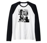 Officiel The Beatles Let It Be Rock Pop Band Manche Raglan