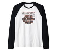Officiel The Beatles Second Album Cover Rock n Roll Pop Manche Raglan