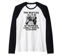 Officiel The Beatles SGT Pepper's Lonely Hearts Club Band Manche Raglan