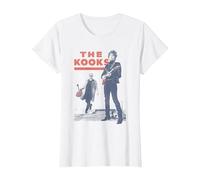 Officiel The Kooks T-Shirt, Femme, Blanc, M