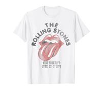 Officiel The Rolling Stones NYC 75 White pour Fans Vintage T-Shirt