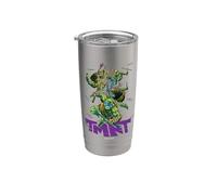 Officiel TMNT Ninja Turtles with Purple Logo Gobelet isotherme en acier inoxydable double paroi