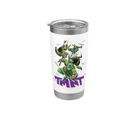 Officiel TMNT Ninja Turtles with Purple Logo Gobelet isotherme en acier inoxydable double paroi