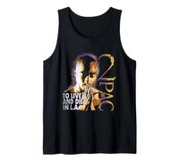 Officiel Tupac to Live and Die in LA Débardeur