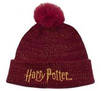 Bonnet Harry Potter officiel unisexe pour adulte, bordeaux, Taille unique