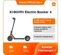 Trottinette électrique - XIAOMI - Electric Scooter 4 - 300W - Pneus 10"" - Autonomie 35 km