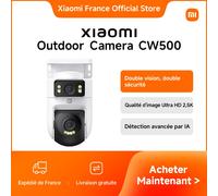 Xiaomi Outdoor Camera CW500 Dual | Double Objectif 2.5K Ultra HD | Détection IA & WiFi 6 | Caméra de Surveillance PTZ 360° & Vision Nocturne Couleur