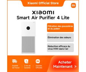 [Officiel] Xiaomi Smart Air Purifier 4 Lite | 99,97 % Filtrage des particules de 0,3 μm, 25-43 m² Zone de couverture effective, 33,4 dB(A) Faible niveau sonore