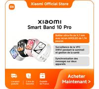 [Officiel] Xiaomi Smart Band 10 Pro | Boîtier ultra-fin de 9,7 mm avec écran AMOLED de 1,74 pouces, Surveillance de la VFC (HRV) pendant le sommeil et gestion de la santé, Autonomie de la batterie Lav