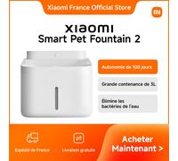 [Officiel] Xiaomi Smart Pet Fountain 2 | Autonomie de 100 jours, Grande contenance de 3L, Élimine les bactéries de l'eau