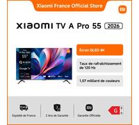 [Officiel] Xiaomi TV A Pro 55 2026 | Écran QLED 4K, Son immersif avec Dolby Audio™, DTS:X, DTS Virtual:X, Compatible HDR10+ ,1,07 milliard de couleurs, DCI-P3 94 %