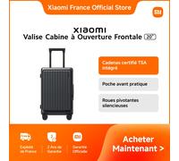 【Officiel】Xiaomi Valise à Ouverture Frontale 20" | Design à compartiment 1:9, Roues omnidirectionnelles de grand diamètre, Couvercle rabattable d'un simple geste