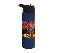 Officiell AC/DC Rock Music Band PWRUP Stage Lights Stainless Steel Insulated Water Bottle