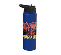 Officiell AC/DC Rock Music Band PWRUP Stage Lights Stainless Steel Insulated Water Bottle