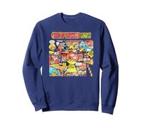 Officielle Big Brother and The Holding Company 1968 Comicart Sweatshirt, Unisexe pour Adultes, Bleu Marine, L
