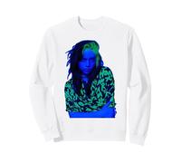 Officielle Billie Eilish Neon Portrait Progressive Indie-Pop Sweatshirt