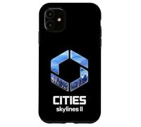 Officielle Cities Skylines II Game Logo City Builder White Coque pour iPhone 11