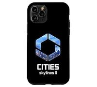 Officielle Cities Skylines II Game Logo City Builder White Coque pour iPhone 11 Pro
