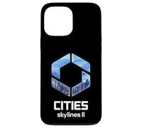 Officielle Cities Skylines II Game Logo City Builder White Coque pour iPhone 13 Pro Max