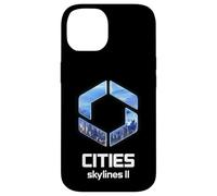 Officielle Cities Skylines II Game Logo City Builder White Coque pour iPhone 14