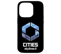 Officielle Cities Skylines II Game Logo City Builder White Coque pour iPhone 14 Pro