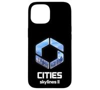 Officielle Cities Skylines II Game Logo City Builder White Coque pour iPhone 15