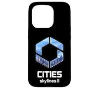 Officielle Cities Skylines II Game Logo City Builder White Coque pour iPhone 15 Pro