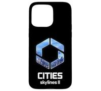 Officielle Cities Skylines II Game Logo City Builder White Coque pour iPhone 15 Pro Max