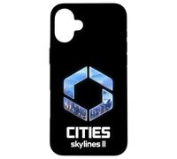 Officielle Cities Skylines II Game Logo City Builder White Coque pour iPhone 16 Plus