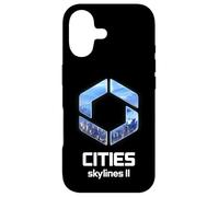 Officielle Cities Skylines II Game Logo City Builder White Coque pour iPhone 17