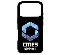 Officielle Cities Skylines II Game Logo City Builder White Coque pour iPhone 17 Pro