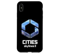 Officielle Cities Skylines II Game Logo City Builder White Coque pour iPhone XS Max