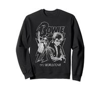 Officielle David Bowie Music Rock Mono 1972 World Tour Sweatshirt