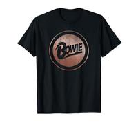 Officielle David Bowie Music Rock Rose Gold Circle T-Shirt