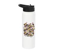 Officielle Emojitown Jay Jon Jaya Joanie Jess Jo Julia poses Stainless Steel Insulated Water Bottle