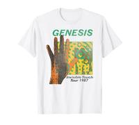 Officielle Genesis Invisible Touch Tour 1987 Art Rock T-Shirt
