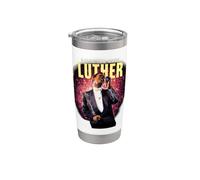 Officielle Luther Vandross Never Too Much Artwork Gobelet isotherme en acier inoxydable double paroi