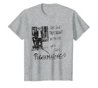 Officielle The Pogues Rum Sodomy Music Band T-Shirt, Enfant, Gris Chiné, 8 Ans