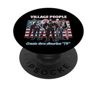 Officielle Village People Cruisin Thru America ’79 Art PopSockets PopGrip Adhésif