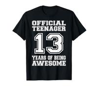 Officiellement adolescent 13 anniversaire né 2010 Adolescent Treize ans T-Shirt