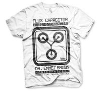 Officiellement Sous Licence Flux Capacitor Hommes T-Shirt (Blanc), Large