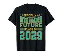 Officiellement Un 10e année Future Class 2029 Retro Sophomore T-Shirt