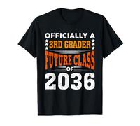 Officiellement Un 3e année Future Class 2036 Premier Jour Grade 3 T-Shirt