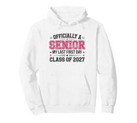 Officiellement Un Senior My Last First Day Class of 2027 Sweat à Capuche