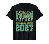 Officiellement Une avenir de 12e année de 2027 Retro Senior T-Shirt