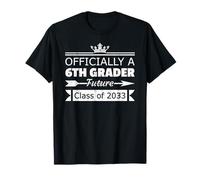 Officiellement Une e 6e année de 2033 First Day Grade 6 Cool T-Shirt