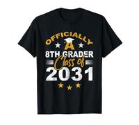 Officiellement Une e 8e année 2031 drôle de diplômé Premier Jour T-Shirt