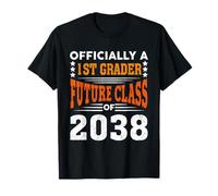 Officiellement Une première année Future Class 2038 First Day Grade 1 T-Shirt