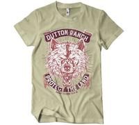 Officiellement Yellowstone Dutton Ranch - Protection L Land Homme T-Shirt Ru -