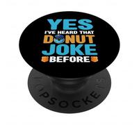 Officier de Police : Oui, J'Ai déjà Entendu Cette Blague sur Les Beignets. PopSockets PopGrip Adhésif